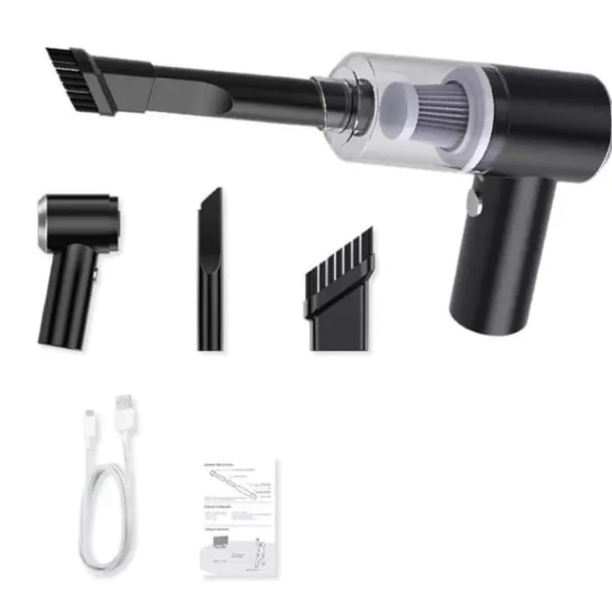 Mini Aspirador de Pó Portatil USB Recarregável - Ideal para Casa, Escritório, Automóvel